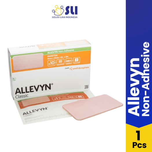 Allevyn Non-Adhesive Foam Dressing 10cm x 20cm - Kalbe | Balutan Luka Modern