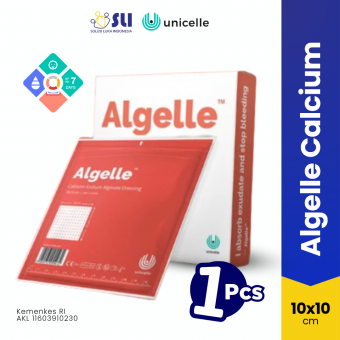 Algelle Calcium 10cm X 10cm - Alginate Dressing | Menghentikan Perdarahan Pada Luka