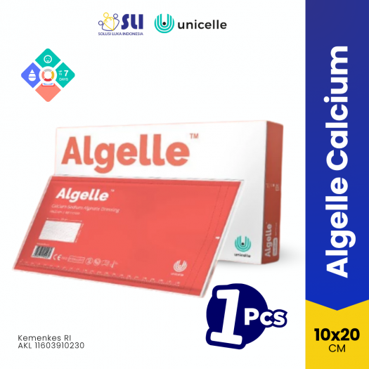 Algelle Calcium 10cm X 20 cm - Alginate Dressing | Menghentikan Perdarahan Pada Luka