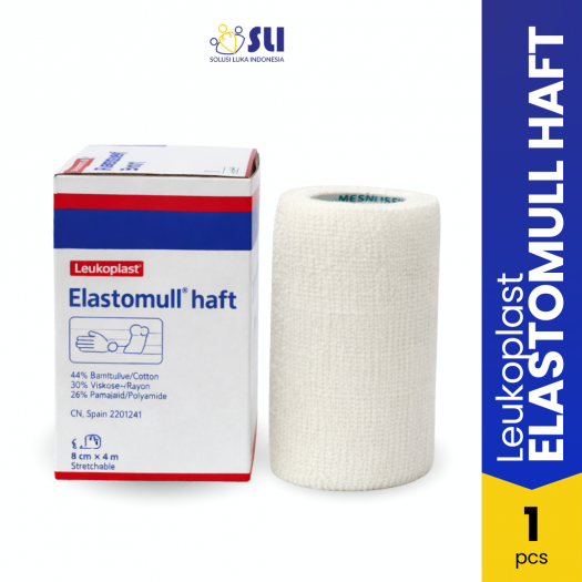 Elastomull Half Leukoplast 8 cm x 4 m - Essity Perban Elastis Berkualitas Tinggi