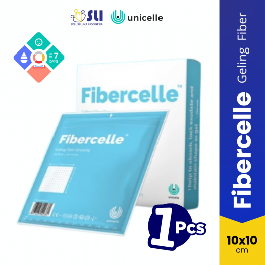Fibercelle Gelling Fiber Dressing 10x10 - Menghentikan Perdarahan - Luka Bernanah