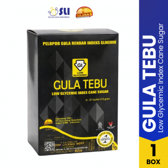 Gula tebu low glycemic index 1 box - gulanas
