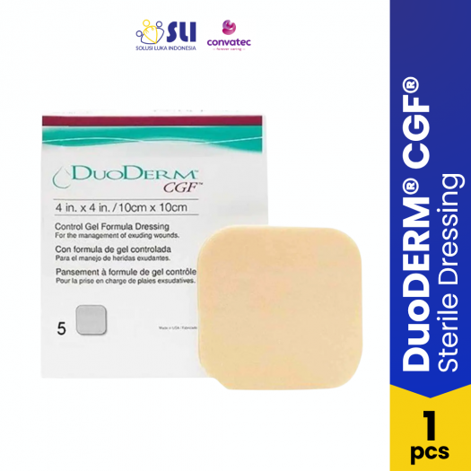 Hydrocolloid Duoderm CGF Sterile Dressing 10cmx10cm - ConvaTec