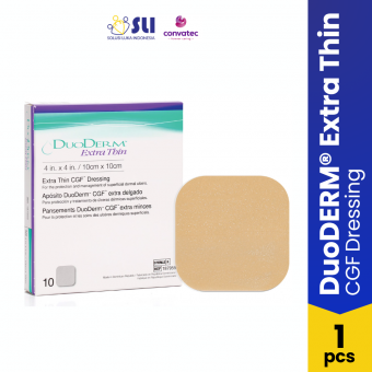 Hydrocolloid Duoderm Extra Thin CGF Sterile Dressing 10cmx10cm - ConvaTec
