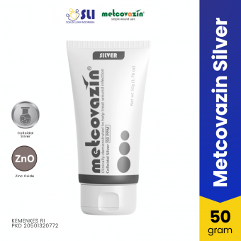 Metcovazin SILVER 50 - Salep Luka Hijau | Salep Segala Jenis Luka