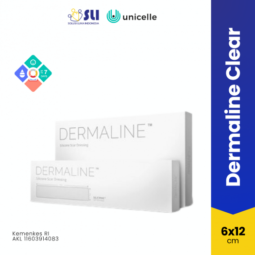 Perawatan Keloid - Dermaline - Clear Silicone Scar Sheet 6x12 cm/pc